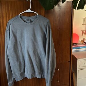 Comfort Colors Men's Crewneck Sweatshirt - Gray Wash